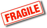 Fragile Packaging Sticker - Click Image to Close